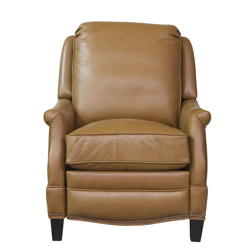 Eleanore Genuine Leather Manual Recliner & Reviews Birch Lane
